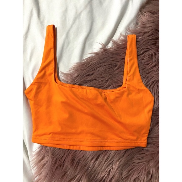 Shein Orange Crop Top - Picture 4 of 5